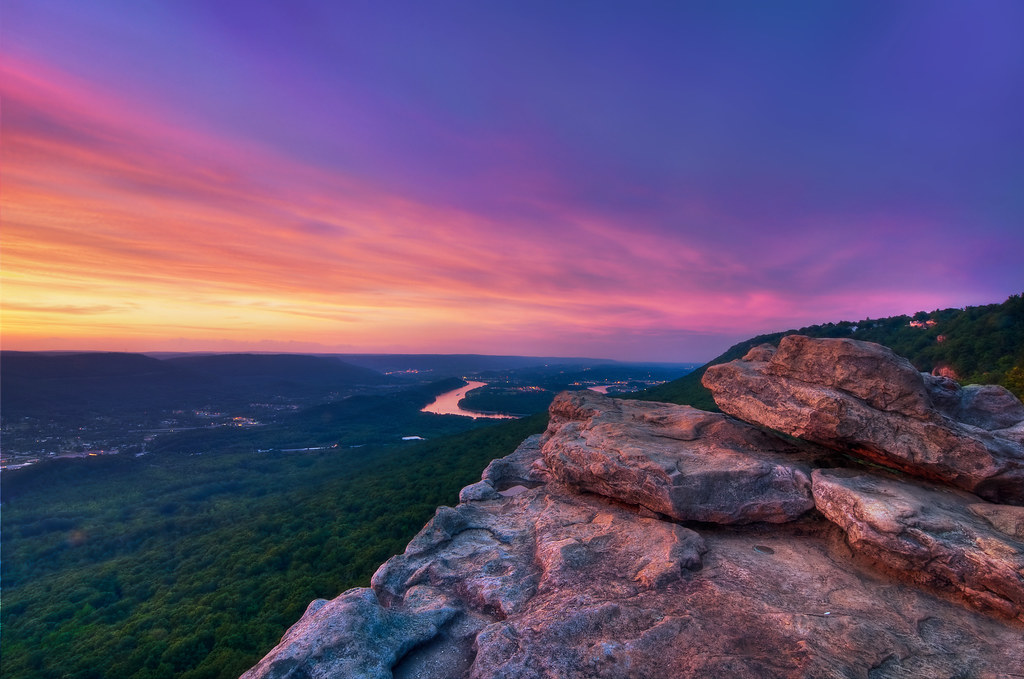Sunset Rock in Chattanooga Tennessee
