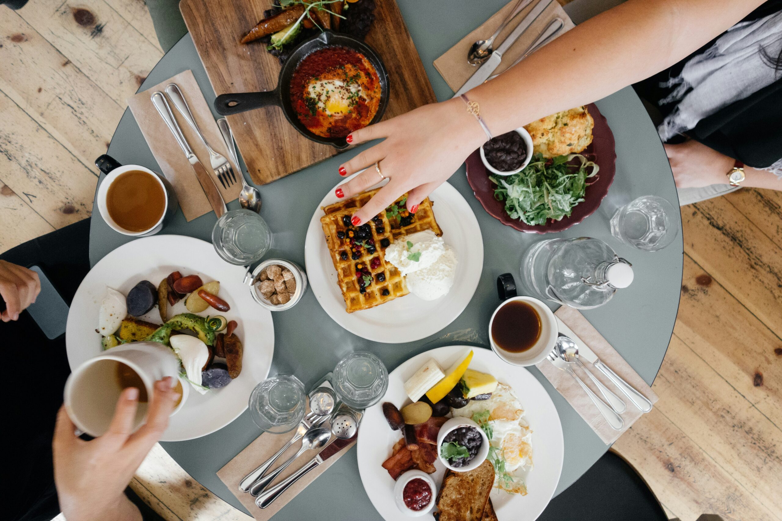 Breakfast spread