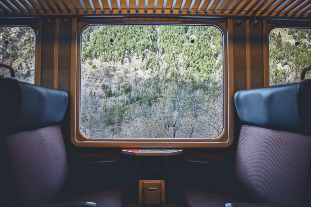 Inside a scenic train ride in Tennessee