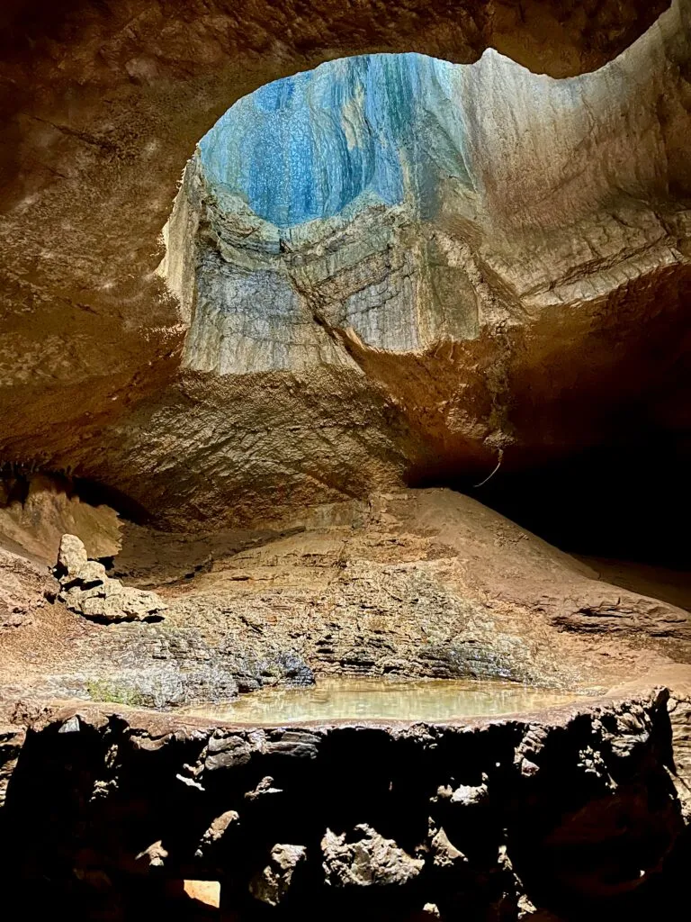 Tuckaleechee Caverns from below