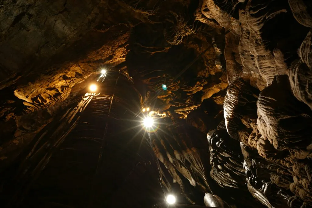 Cherokee Caverns from below