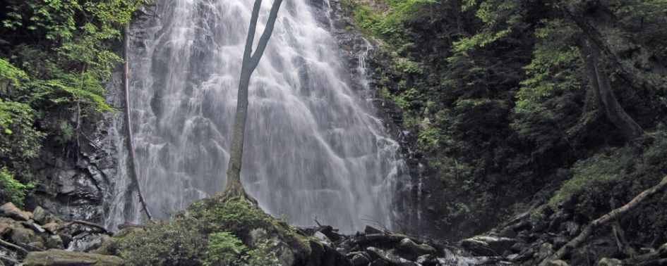 view of Crabtree Falls in North Carolina