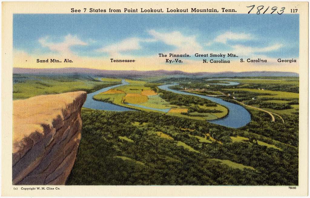 Postcard of Lookout Mountain