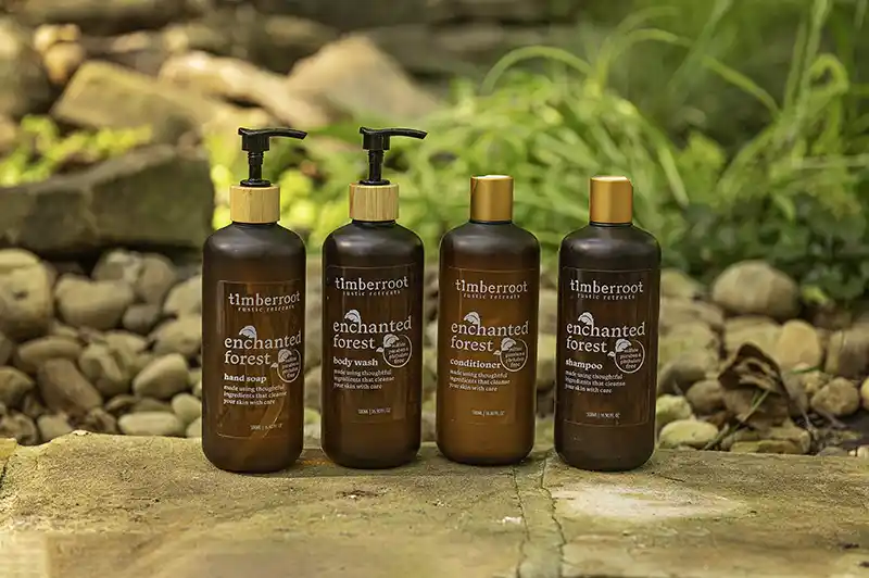 custom scented toiletries timberroot