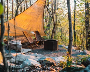 fire pit treetop hideaways