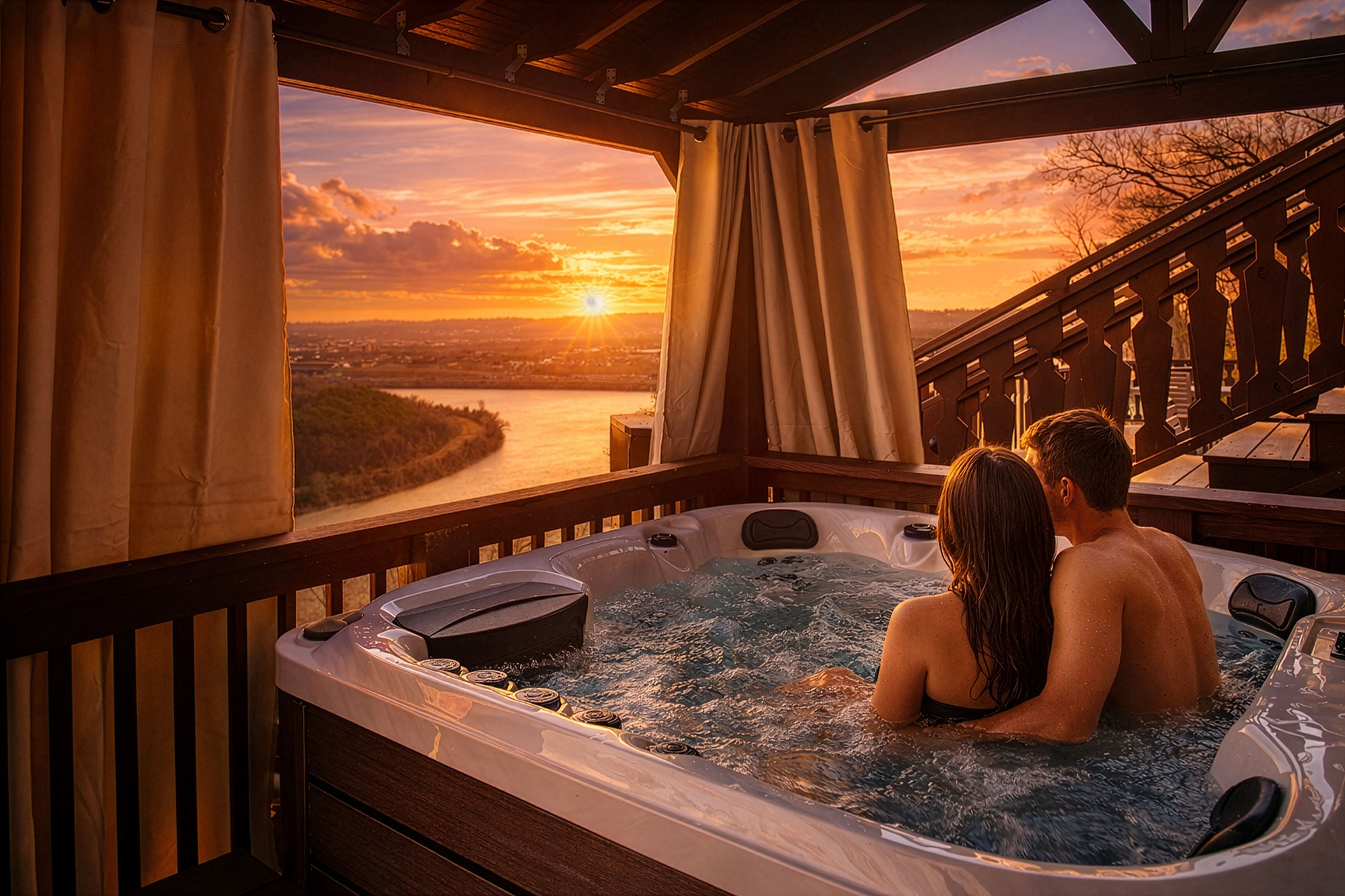 riverview inn hottub gazebo