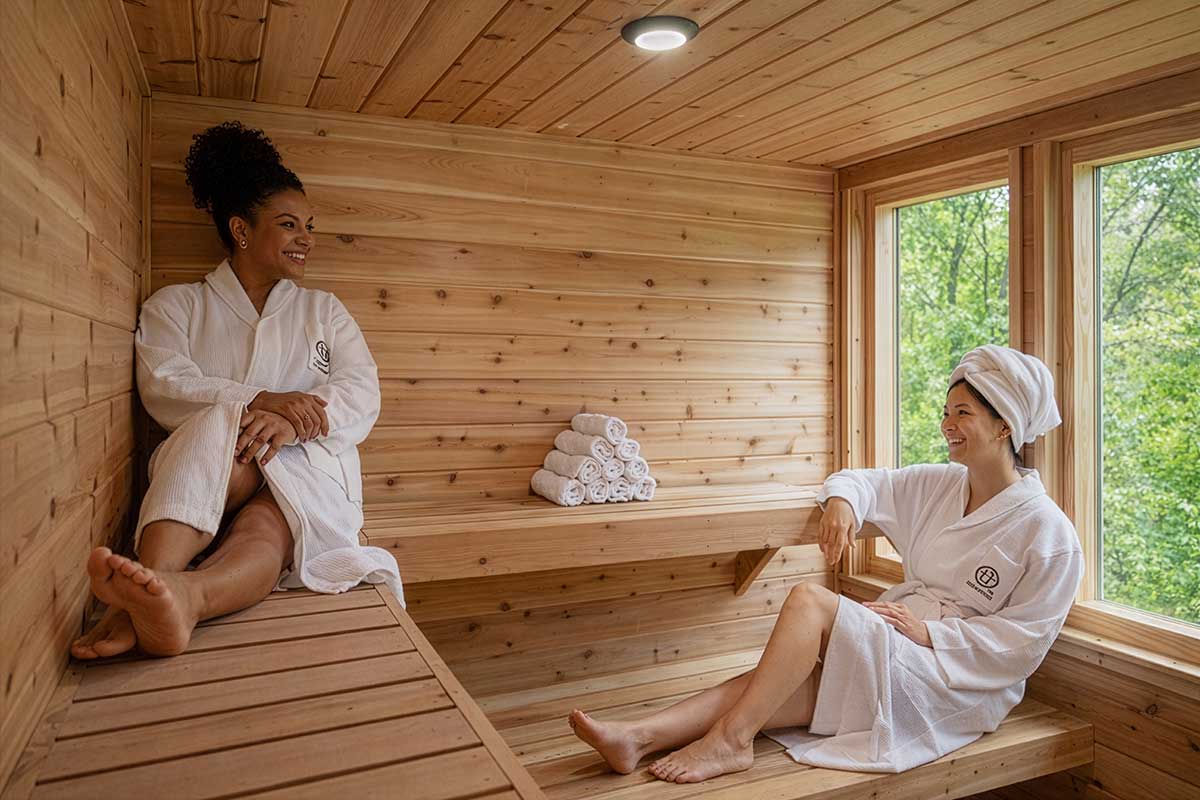 the branch sauna girls day