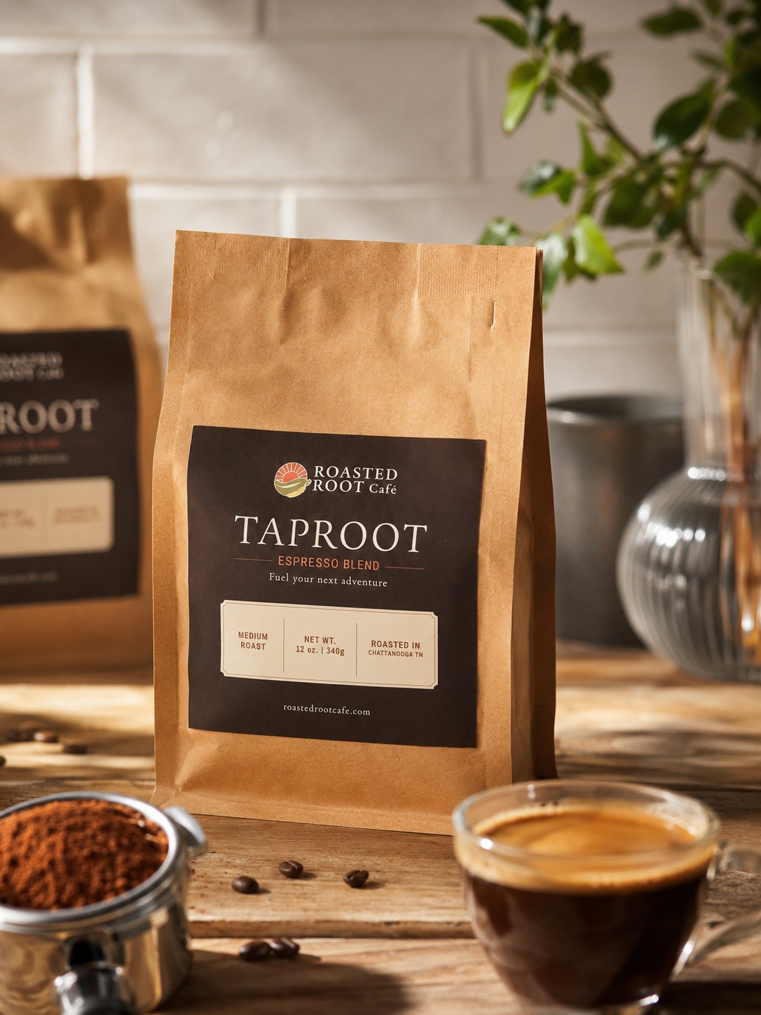 roasted root bag mockup