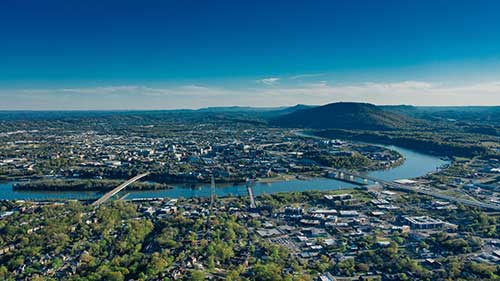 downtown chattanooga tennessee sm